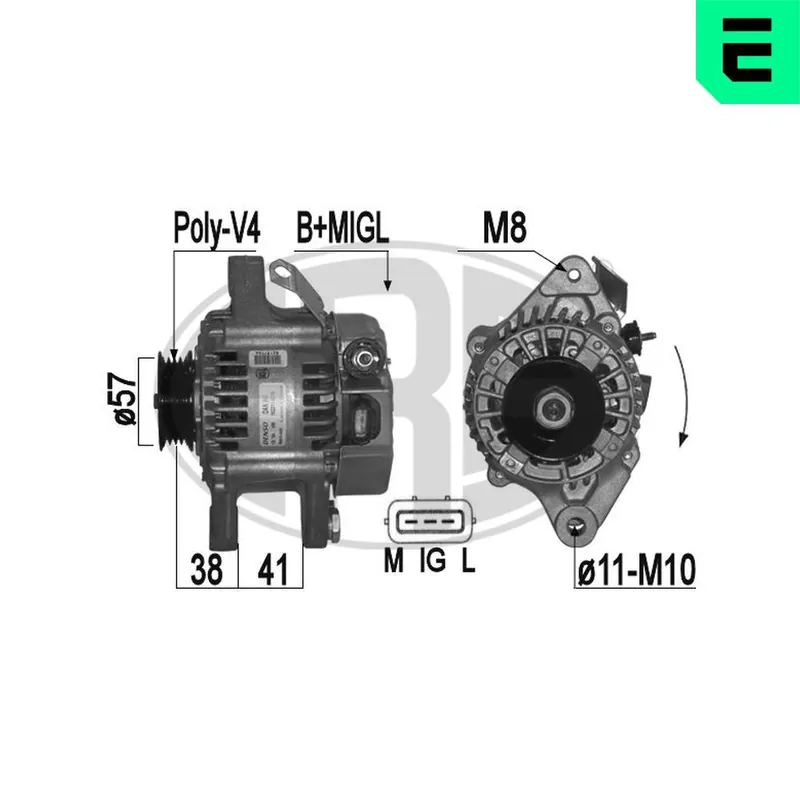 Alternator ERA 209394A Bestseller