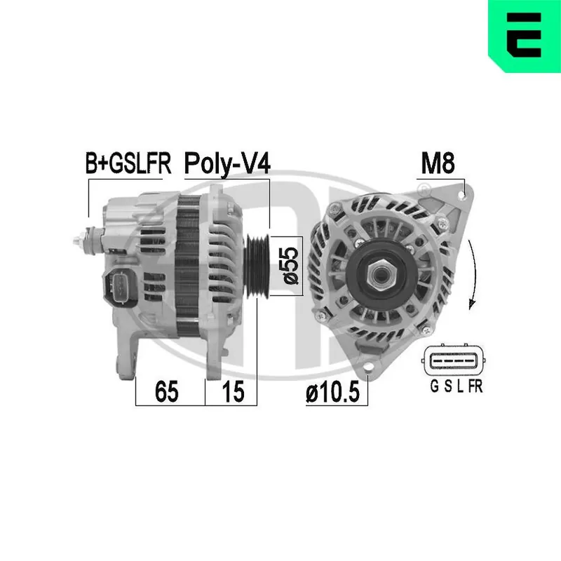 Alternator ERA 209444A Popularny