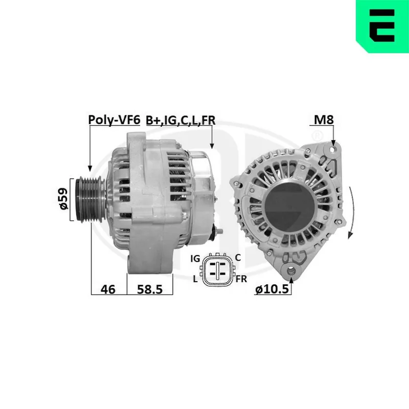 Alternator ERA 209660A Niska cena