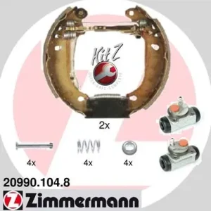 Hit cenowy Zestaw szczęk hamulcowych ZIMMERMANN 20990.104.8