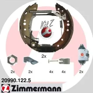 Zestaw szczęk hamulcowych ZIMMERMANN 20990.122.5 Łatwy zwrot