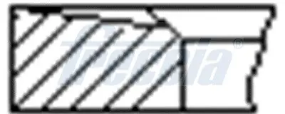 Zestaw pierścieni tłokowych FRECCIA FR10-880700 Oferta limitowana