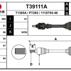 Bestseller Wał napędowy EAI T39111A
